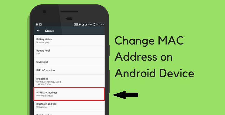 change mac address with terminal emulator android